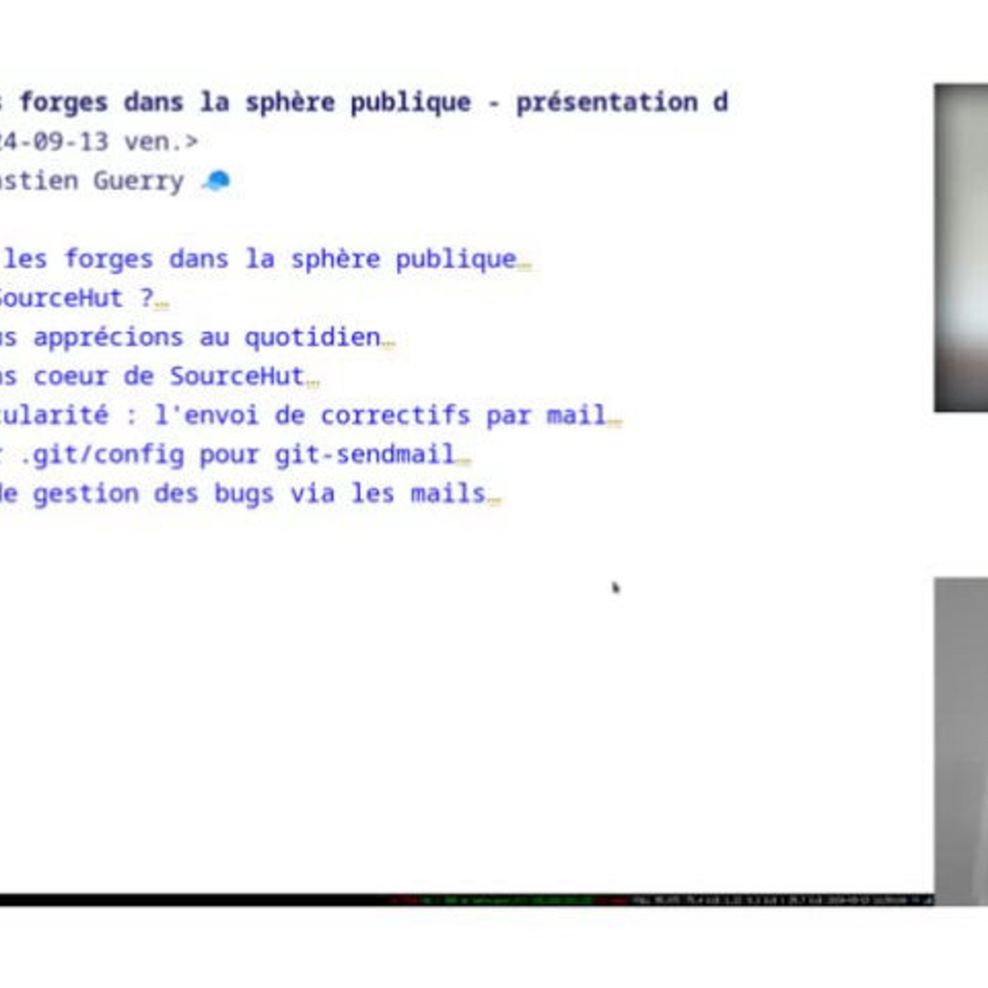 Atelier #BlueHats - de quelques forges moins connues : Forgejo, Fordj et SourceHut episode artwork